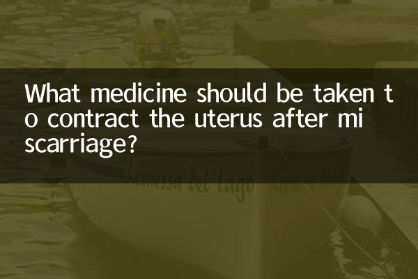 流産後に子宮を収縮させるにはどのような薬を服用する必要がありますか？