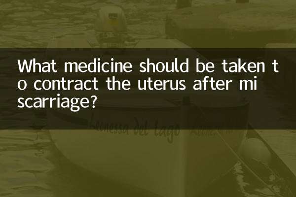 流産後に子宮を収縮させるにはどのような薬を服用する必要がありますか？