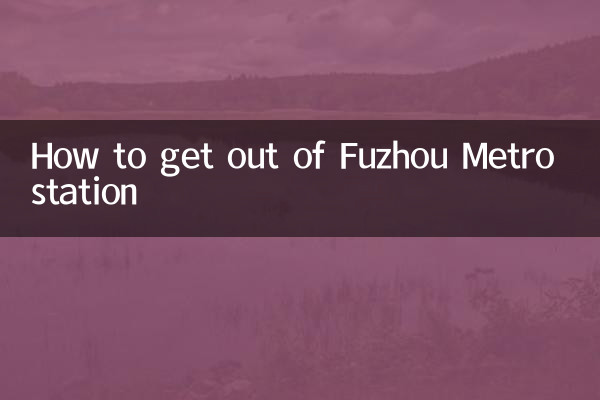 Como sair da estação de metrô Fuzhou