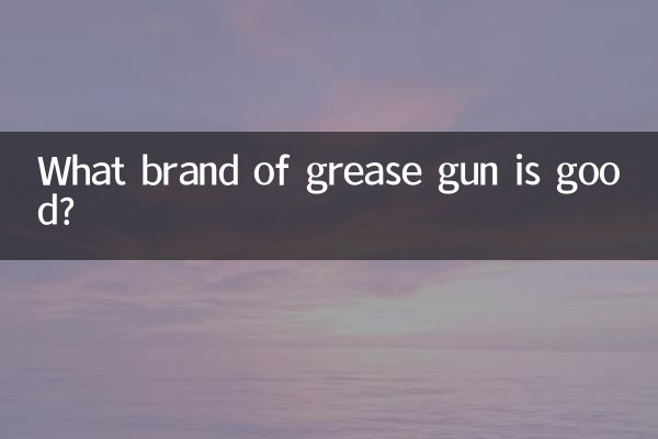 Que marca de pistola de graxa é boa?
