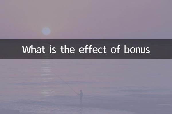 ボーナスの効果は何ですか