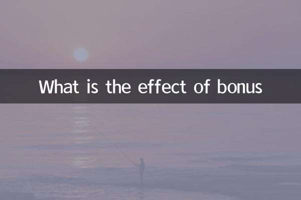 ボーナスの効果は何ですか