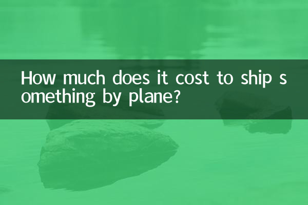 How much does it cost to ship something by plane?