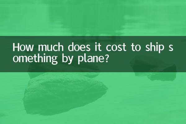 How much does it cost to ship something by plane?