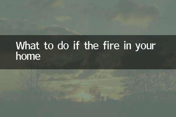 What to do if the fire in your home