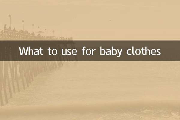Was man für Babykleidung verwenden sollte