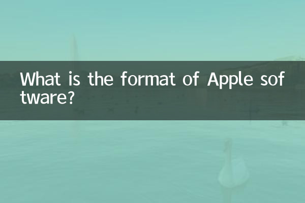 Was ist das Format der Apple-Software?