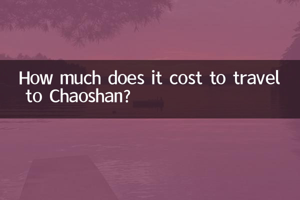 Combien coûte un voyage à Chaoshan?
