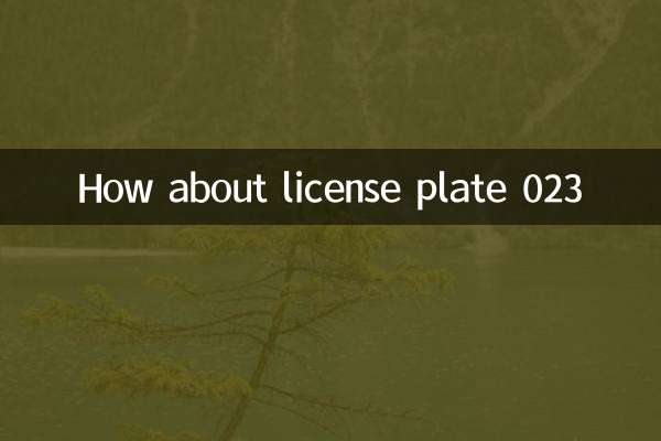 Que tal a placa 023
