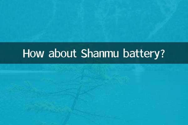 ¿Qué tal la batería Shanmu?