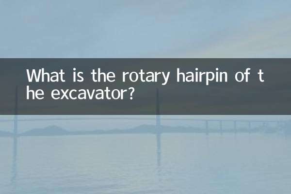 Was ist die rotierende Haarnadel des Baggers?