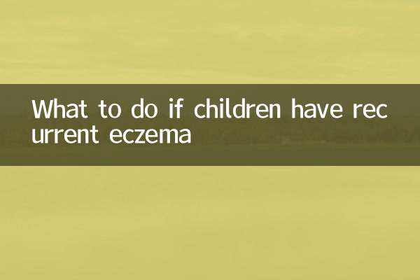 Cosa fare se i bambini hanno eczemi ricorrenti