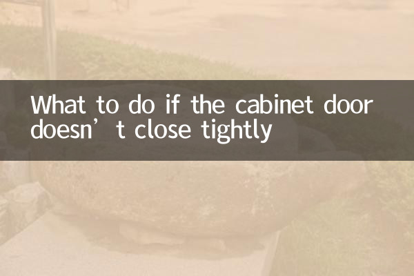 Was tun, wenn die Schranktür nicht dicht schließt?