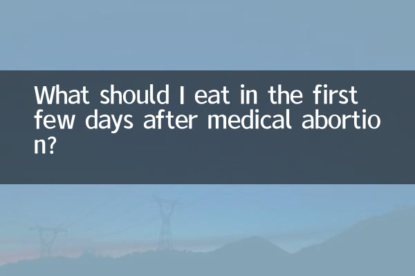 Cosa dovrei mangiare nei primi giorni dopo l'aborto farmacologico?