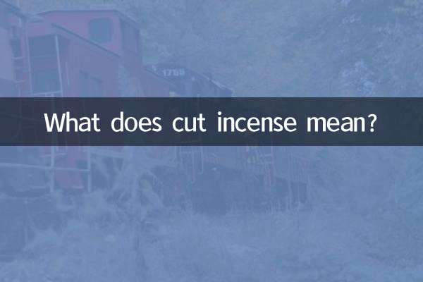 ধূপ কাটা মানে কি?