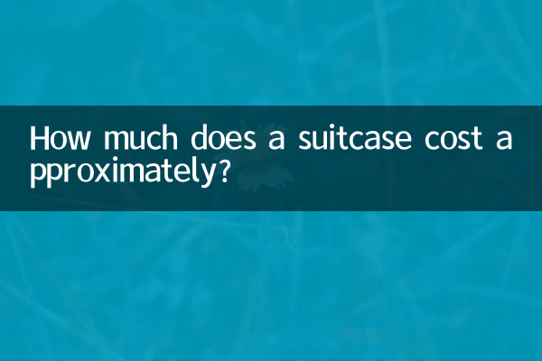 Сколько примерно стоит чемодан?