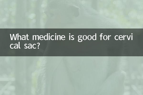 ¿Qué medicamento es bueno para el saco cervical?