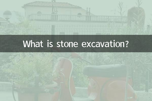 Was ist Steinaushub?