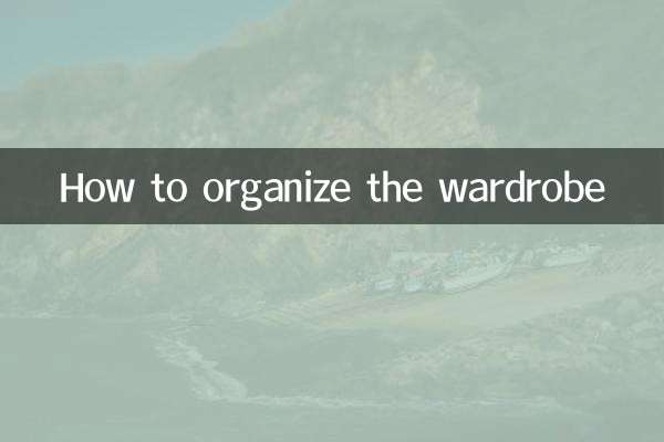 ワードローブの整理方法
