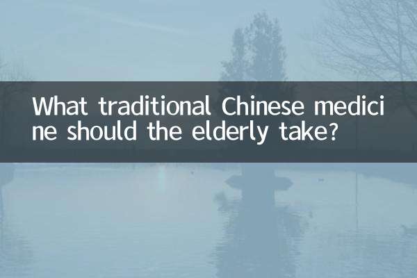 Quelle médecine traditionnelle chinoise les personnes âgées doivent-elles suivre ?