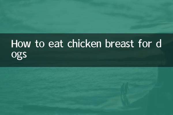 Come mangiare il petto di pollo per i cani