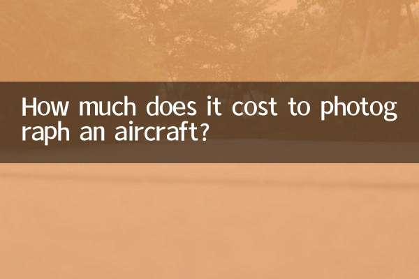 飛行機の写真撮影にはいくらかかりますか?