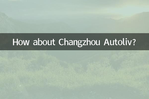 How about Changzhou Autoliv?