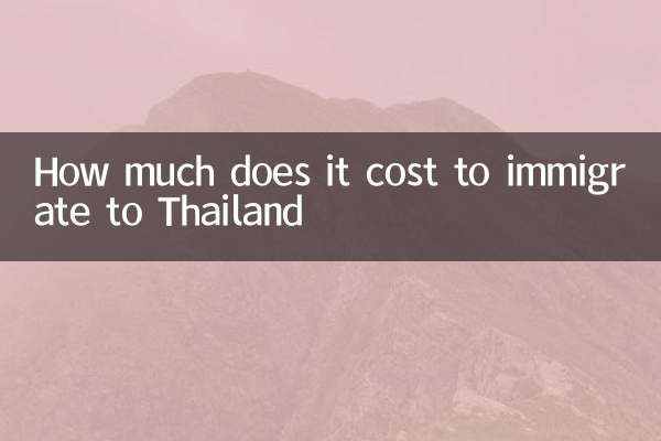 كم تكلفة الهجرة إلى تايلاند