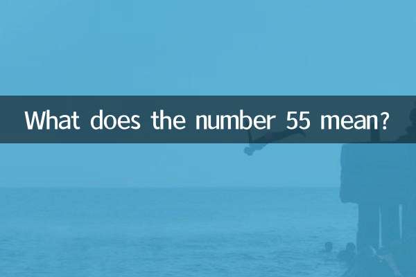 数字55代表什么意思