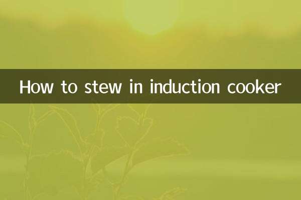 電磁爐怎麼燉