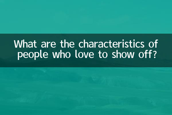 Quali sono le caratteristiche delle persone che amano mettersi in mostra?