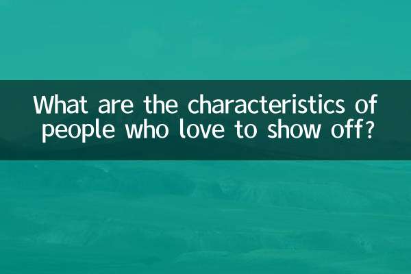 Quali sono le caratteristiche delle persone che amano mettersi in mostra?