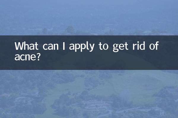 Cosa posso applicare per sbarazzarmi dell’acne?
