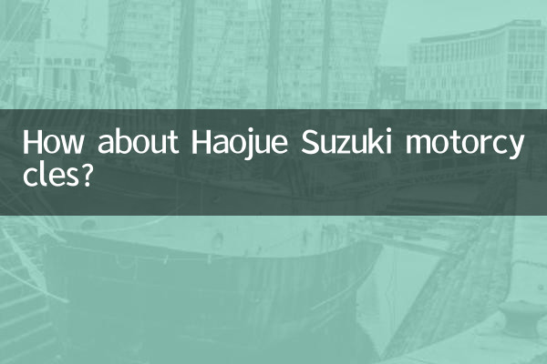 How about Haojue Suzuki motorcycles?
