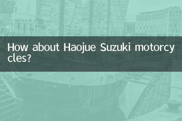How about Haojue Suzuki motorcycles?