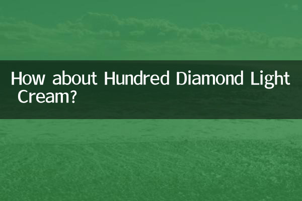 Que diriez-vous de la Crème Légère Cent Diamants ?