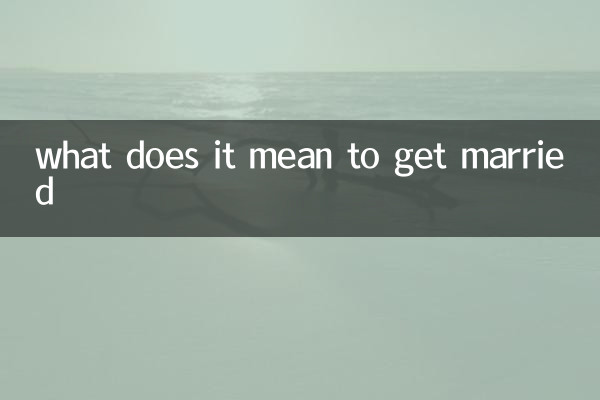 ¿Qué significa casarse?