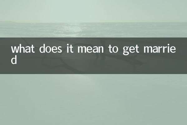 ¿Qué significa casarse?