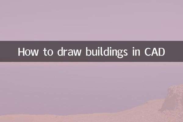 Como desenhar edifícios em CAD