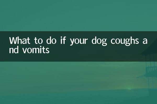 What to do if your dog coughs and vomits