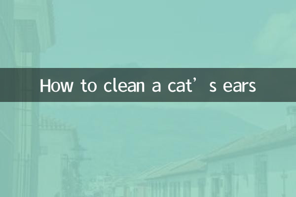 怎么给猫清洗耳朵
