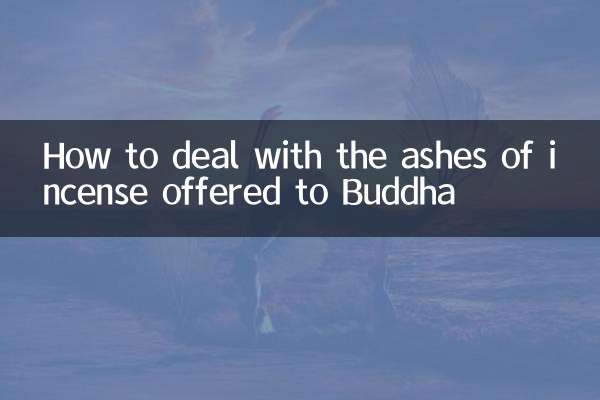 Cómo lidiar con las cenizas del incienso ofrecido a Buda