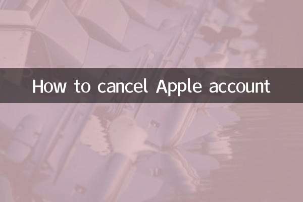 Comment annuler le compte Apple