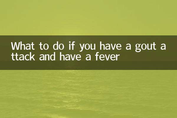 Was tun, wenn Sie einen Gichtanfall haben und Fieber haben?