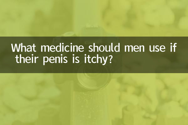 ¿Qué medicamento deben usar los hombres si les pica el pene?