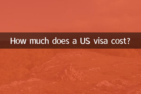 अमेरिकी वीज़ा की लागत कितनी है?