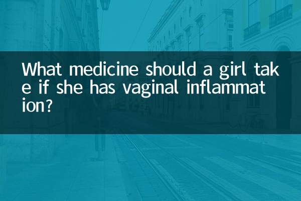 Quel médicament une fille doit-elle prendre en cas d'inflammation vaginale ?