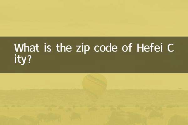 What is the zip code of Hefei City?