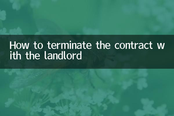 مکان مالک کے ساتھ معاہدہ ختم کرنے کا طریقہ