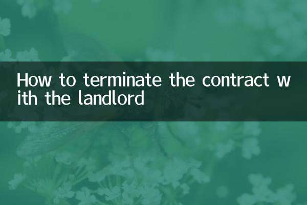 مکان مالک کے ساتھ معاہدہ ختم کرنے کا طریقہ